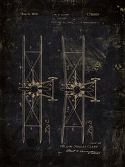 CC135 - Airplane Patent I - 12x16