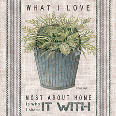 CIN1107 - Galvanized Bucket What I Love