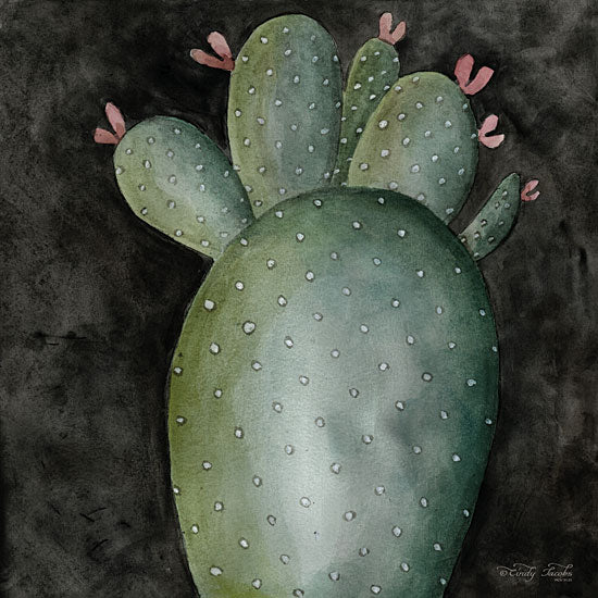 Cindy Jacobs CIN1544 - Big Blooming Cactus II - 12x12 Cactus, Succulents, Pink Flowers from Penny Lane