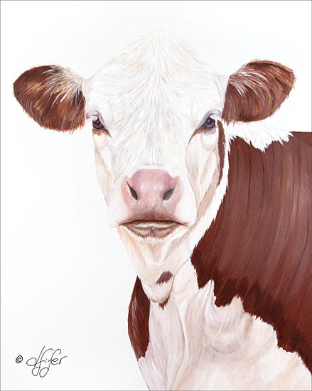 Diane Fifer DF102 - Life is Good - 12x16 Cow, Portrait, Farm from Penny Lane