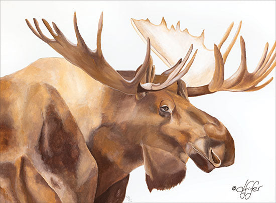 Diane Fifer DF116 - Moose Be Single - 16x12 Moose, Portrait from Penny Lane
