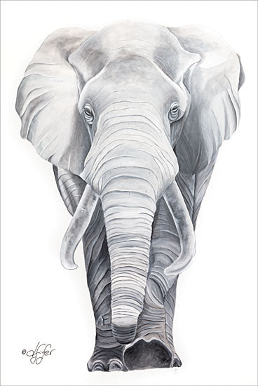 Diane Fifer DF118 - What Big Ears I Have - 12x18 Elephant, Portrait from Penny Lane