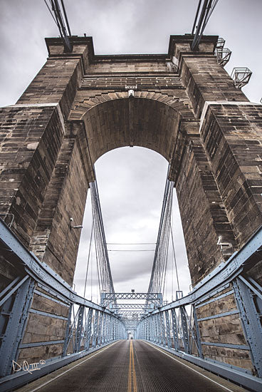 Donnie Quillen DQ144 - Larger than Life - 12x18 Suspension Bridge, Cincinnati, Ohio, Bridge, Photography from Penny Lane