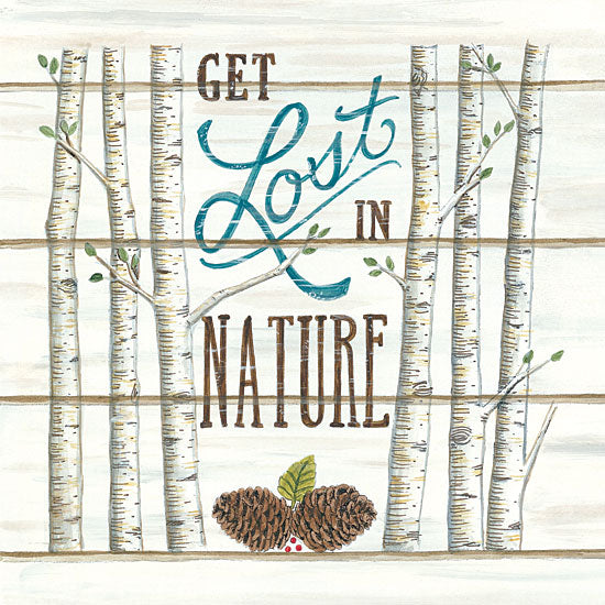 Deb Strain DS1742 - Get Lost in Nature - 12x12 Nature, Birch Trees, Shiplap from Penny Lane