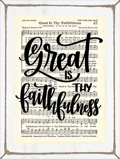 Imperfect Dust DUST135 - Great is Thy Faithfulness Great is Thy Faithfulness, Sheet Music, Song from Penny Lane