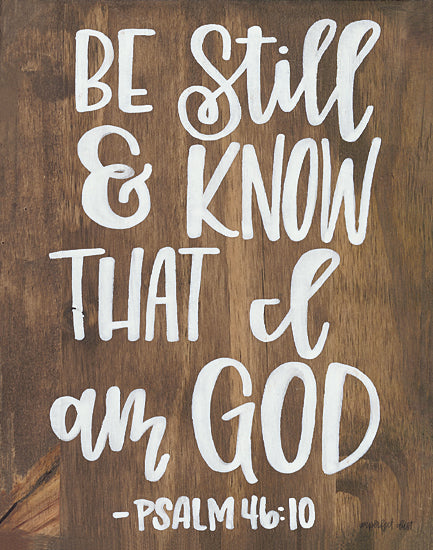 Imperfect Dust DUST207 - DUST207 - Be Still & Know that I am God - 12x16 Be Still and Know, Calligraphy, Psalms, Bible Verse, Religious from Penny Lane