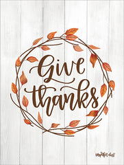 DUST321 - Give Thanks Wreath - 12x16