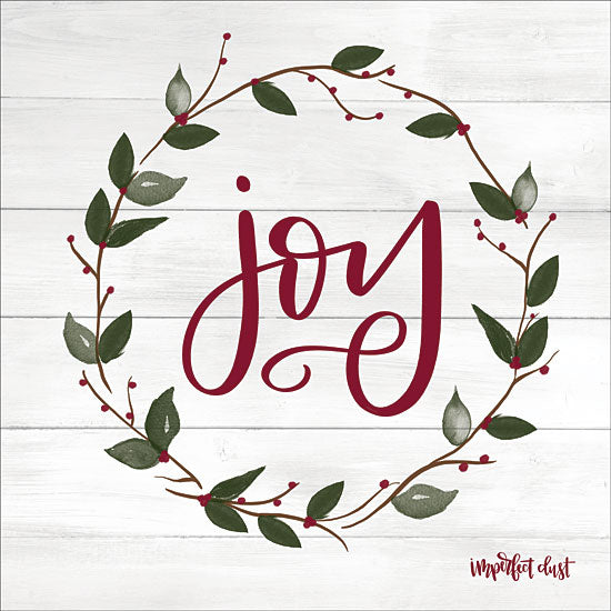 Imperfect Dust DUST332 - DUST332 - Joy - 12x12 Holidays, Joy, Wreath, Greenery, Shiplap, Christmas from Penny Lane