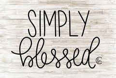FMC124 - Simply Blessed     - 18x12
