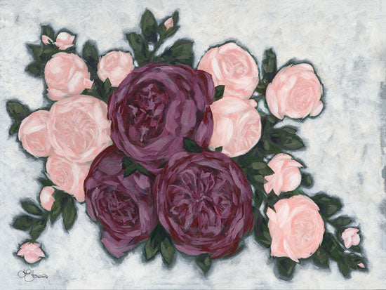 Hollihocks Art HH141 - HH141 - English Roses - 16x12 Roses, Flowers, English Roses from Penny Lane