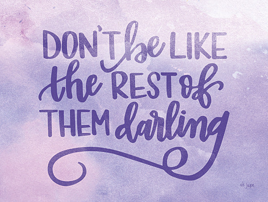 Jaxn Blvd. JAXN261 - JAXN261 - The Rest of Them - 16x12 Darling, Humorous, Purple, Signs, Calligraphy from Penny Lane