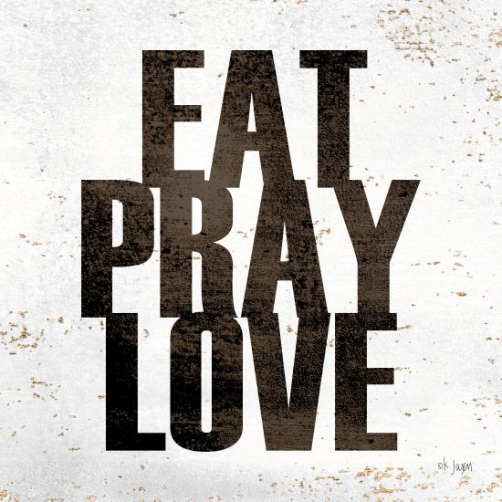 Jaxn Blvd. JAXN300 - Eat, Pray, Love - 12x12 Eat, Pray, Love, Signs from Penny Lane