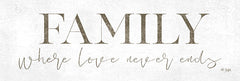 JAXN338 - Family Where Love Never Ends - 18x6