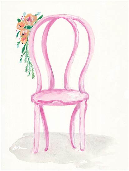 Jessica Mingo JM233 - JM233 - Floral Chair I - 12x16 Chair, Flowers from Penny Lane