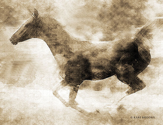 Kari Brooks KARI122 - KARI122 - Running Fowl II - 16x12 Photography, Horse, Abstract from Penny Lane