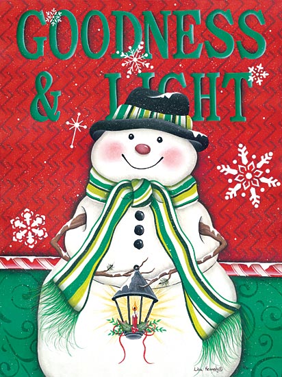 Lisa Kennedy KEN944 - Goodness & Light - Snowman, Lantern, Holiday, Snowflakes from Penny Lane Publishing