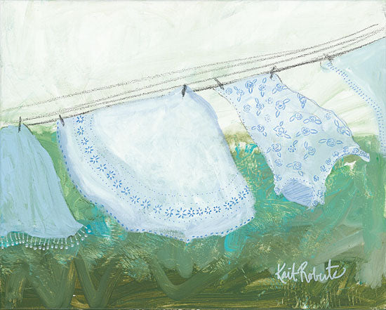 Kait Roberts KR157 - Sun-Bleached Linens Linens, Clothesline, Laundry, Whites from Penny Lane