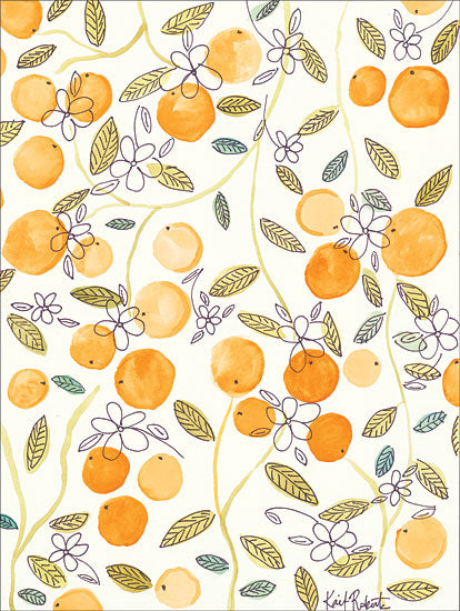 Kait Roberts KR165 - Clementine Abstract, Oranges, Clementine from Penny Lane