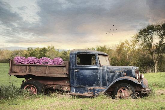 Lori Deiter LD1182 - Flower Delivery - Flowers, Delivery, Truck, Antique, Field, Hydrangeas from Penny Lane Publishing