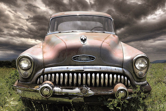 Lori Deiter LD1197 - Stormy Buick - Car, Buick, Storm, Weather, Field from Penny Lane Publishing