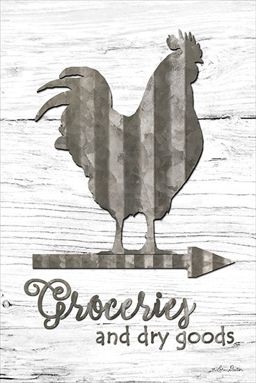 Lori Deiter LD1228 - Groceries - Groceries, Rooster, Wood Inlay, Arrow from Penny Lane Publishing