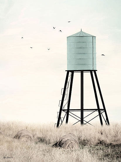 Lori Deiter LD1269 - Save Water Water Tower, Birds, Farm, Field from Penny Lane