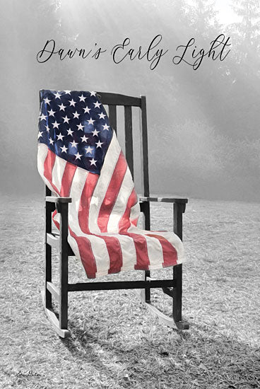 Lori Deiter LD1324 - Dawn's Early Light America, Rocking Chair, Song, American Flag from Penny Lane