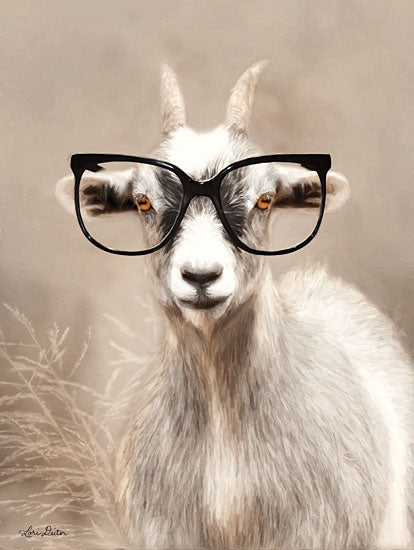 Lori Deiter LD1520 - See Clearly Goat - 12x18 Goat, Portrait, Selfie, Glasses, Humorous from Penny Lane