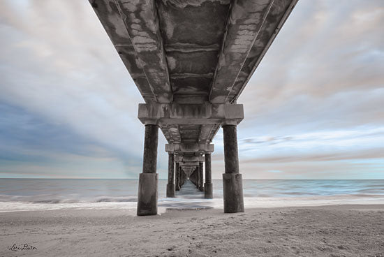 Lori Deiter LD1548 - Beneath the Outer Banks Beach Pier  - 18x12 Outer Banks, Beach Pier, Beach, Coast, Pier, Sand, Beach from Penny Lane