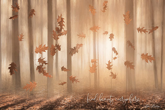 Lori Deiter LD1623 - Find Beauty Everywhere - 18x12 Find Beauty Everywhere, Forest, Leaves, Sunlight, Autumn from Penny Lane