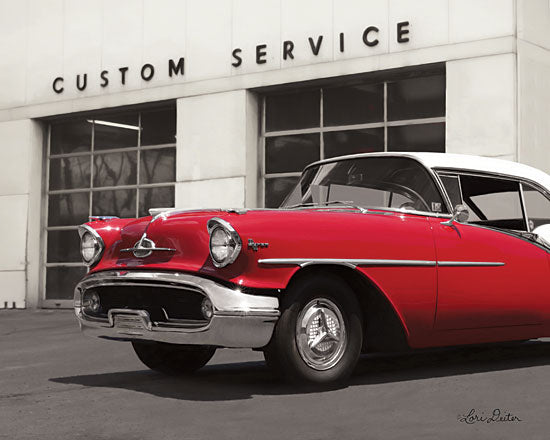 Lori Deiter LD1686GP - Custom Service Oldsmobile, Car, Red Car, Vintage, Nostalgia, Photography from Penny Lane