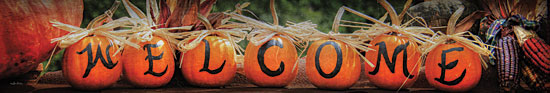 Lori Deiter LD301 - Welcome Pumpkins - Welcome, Pumpkins, Indian Corn, Signs 