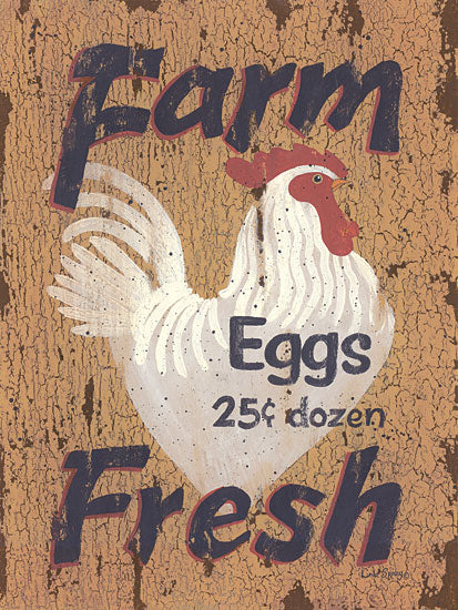 Linda Spivey LS1243 - Farm Fresh - Farm, Fresh, Rooster, Eggs from Penny Lane Publishing