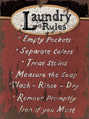 LS1249 - Laundry Rules - 12x16
