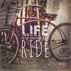 MA1048 - Life is a Beautiful Ride - 18x18