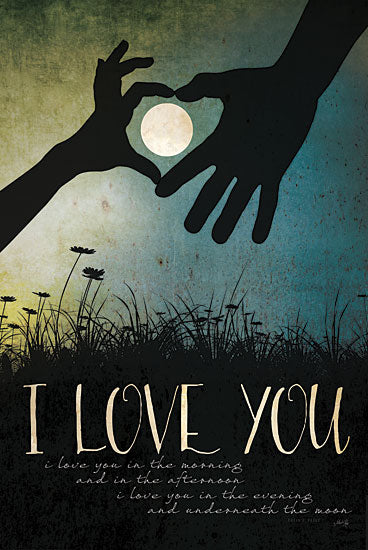 Marla Rae MA1084 - I Love You Underneath the Moon - Love, Shadows, Hands, Moon, Field, Meadow from Penny Lane Publishing