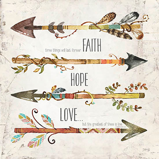 Marla Rae MA2085GP - Faith, Hope, Love - Arrows, Encouraging, Signs from Penny Lane Publishing
