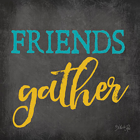 Marla Rae MA2380GP - Friends Gather - Chalkboard, Friends from Penny Lane Publishing