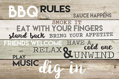 MA2584 - BBQ Rules - 12x18