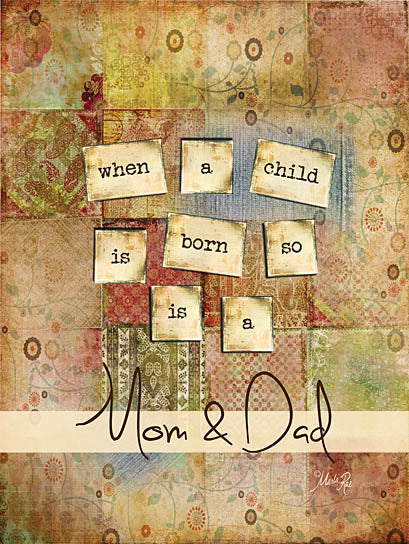 Marla Rae MA285 - Mom and Dad - Mom, Dad, Family, Patchwork from Penny Lane Publishing