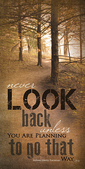 Marla Rae MA573 - Never Look Back  - Trees, Signs, Inspirational from Penny Lane Publishing