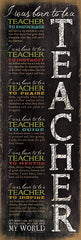 MA875GP - Born to be a Teacher