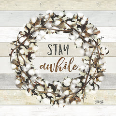 MAZ5002 - Stay Awhile Cotton Wreath - 12x12