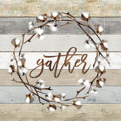 MAZ5060 - Gather Cotton Wreath - 12x12