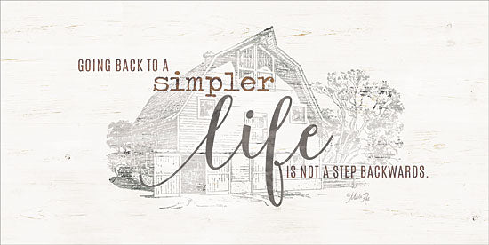 Marla Rae MAZ5159 - A Simpler Life - Simple Life, Barn, Neutral from Penny Lane Publishing
