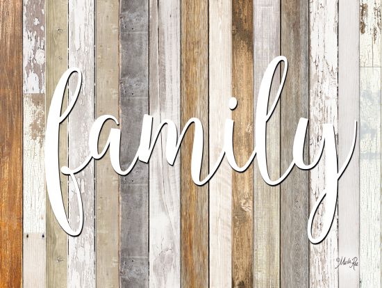 Marla Rae MAZ5194GP - Family - Family, Wood Planks, Calligraphy from Penny Lane Publishing