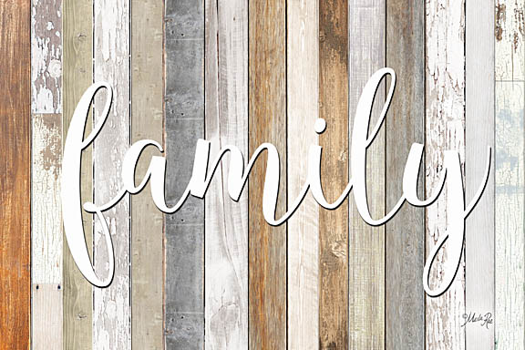 Marla Rae MAZ5194 - Family - Family, Wood Planks, Calligraphy from Penny Lane Publishing