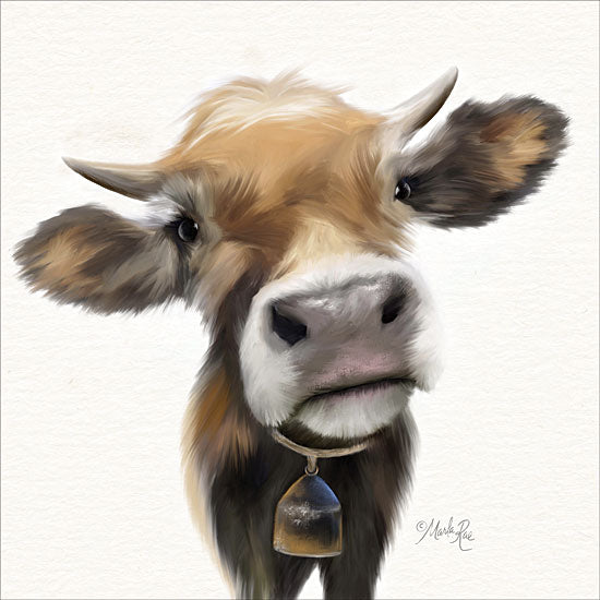 Marla Rae MAZ5353 - Little Moomoo Cow, Calf, Baby, Cowbell, Portrait, Selfie from Penny Lane