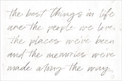 MAZ5463 - Best Things in Life - 18x12