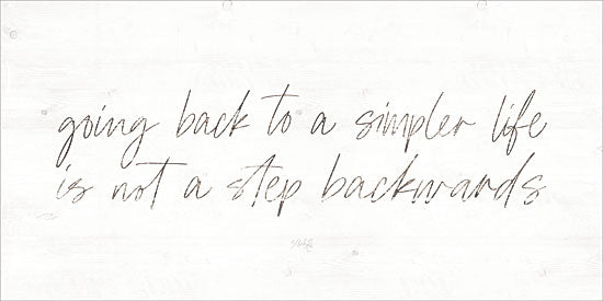 Marla Rae MAZ5467 - Going Back to a Simpler Life - 24x12 Simple Life, Motivating, Signs from Penny Lane